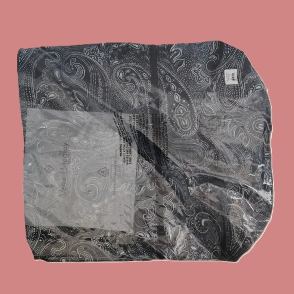 Black patterned multifunctional organizer vacation valley girl Xtra bag foldable